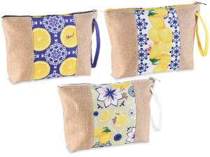 Cosmetic bag, beauty bag and clutch bag