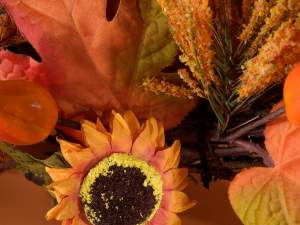 grossiste en couronnes de tournesol citrouilles d'