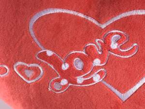 coussin coeur saint valentine de gros