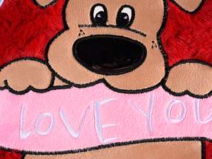coussins de Saint Valentin en gros pattes