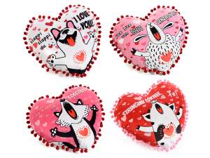 Coussins coeur Saint Valentin en gros