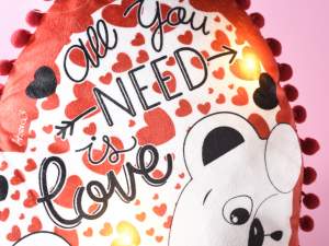 vente en gros oreiller coeur saint valentin