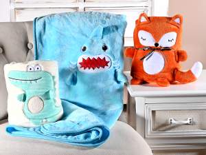 couverture animaux requin dinosaure en gros