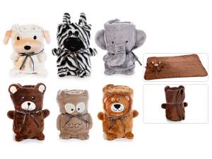 Grossiste couverture animaux en peluche