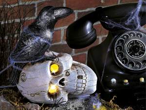 Mayorista luces LED resina forma de calavera