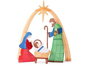 décoration de fenêtre de crèche en gros