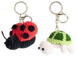 wholesale ladybug turtle keychain