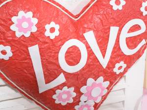 Ingrosso cuore decorativo Love in carta