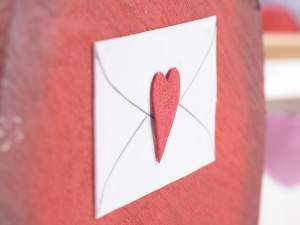 Ingrosso cuori in legno