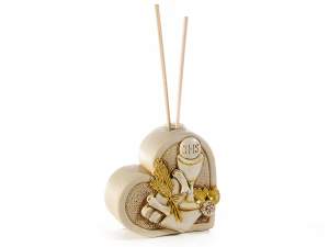 Grossisti cuore comunione vasetto stick legno