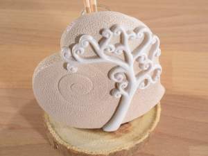 Grossista cuore con vasetto e stick