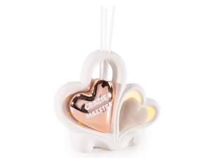 Ingrosso cuori profumatore ambiente rosa