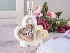 Ingrosso cuori profumatore ambiente rosa