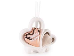 Ingrosso cuori profumatore ambiente rosa