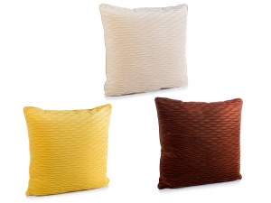 Grossisti cuscini stoffa effetto velluto