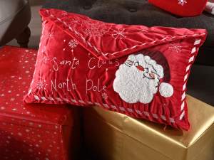 Ingrosso cuscino imbottito lettera Babbo Natale