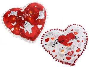 Grossista cuscini cuore gatto san valentini