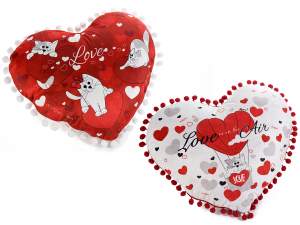 Grossista cuscini cuore gatto san valentini