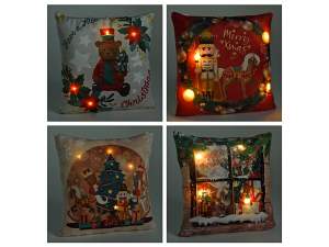 Ingrosso cuscini natale luci