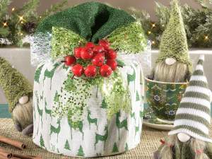 Tulpină modelabilă cu mere roșii decorative en-gro