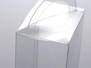 Cutie PET dreptunghiulară cu mâner