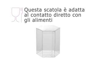 Angrosiști de cutii cadou hexagonale din PET