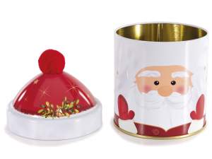 wholesale metal Santa Claus jar