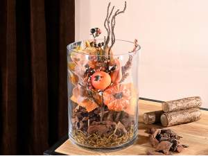 Wholesaler cylindrical vase clear glass