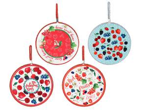 Wholesale ceramic pot holder fruit decorations