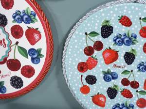 Wholesale ceramic pot holder fruit decorations