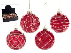 wholesale red Christmas balls