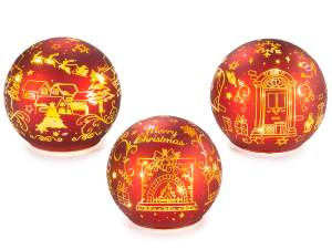 wholesaler christmas village sphere lamp