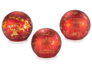 wholesaler christmas village sphere lamp