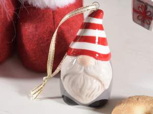 Décorations d'arbre en gros gnome mère père noël