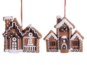 décorations de maisons en pain d'épices en gros