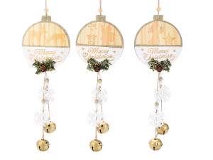 Grossiste décorations de Noël cloches suspendues