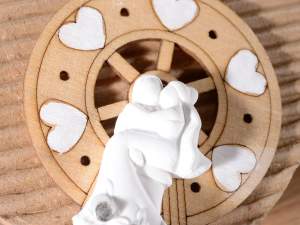 décorations en bois en gros cadeaux de mariage