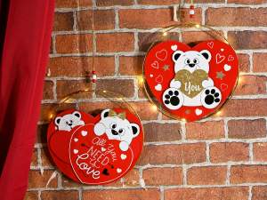 décoration de fenêtre de Saint-Valentin en gros