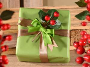 Artificial sprig of red berries