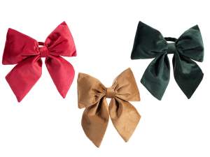 wholesale velvet bows christmas decorations