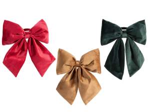 wholesale christmas bows velvet decoration