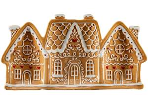 wholesale gingerbread house plate