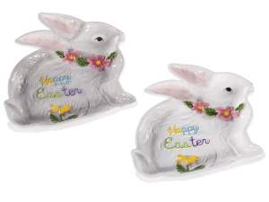 wholesale easter plate rabbit happy easter
