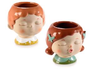 wholesale ceramic makeup organizer vase