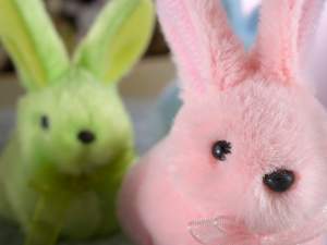Easter rabbit plush decoration wholesaler
