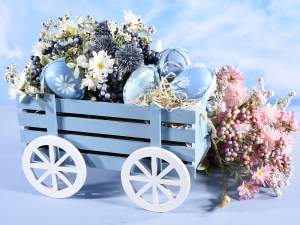 Wholesaler decorative colored wooden carts