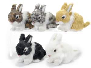 Faux fur decorative rabbit