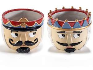 Christmas vase nutcracker soldiers
