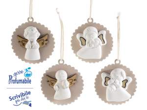 Grossisti decori angeli bomboniere gesso