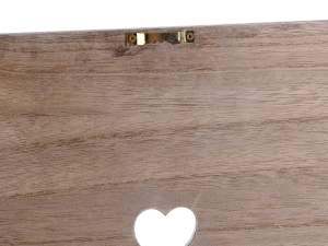 ingrosso decoro cuore in legno